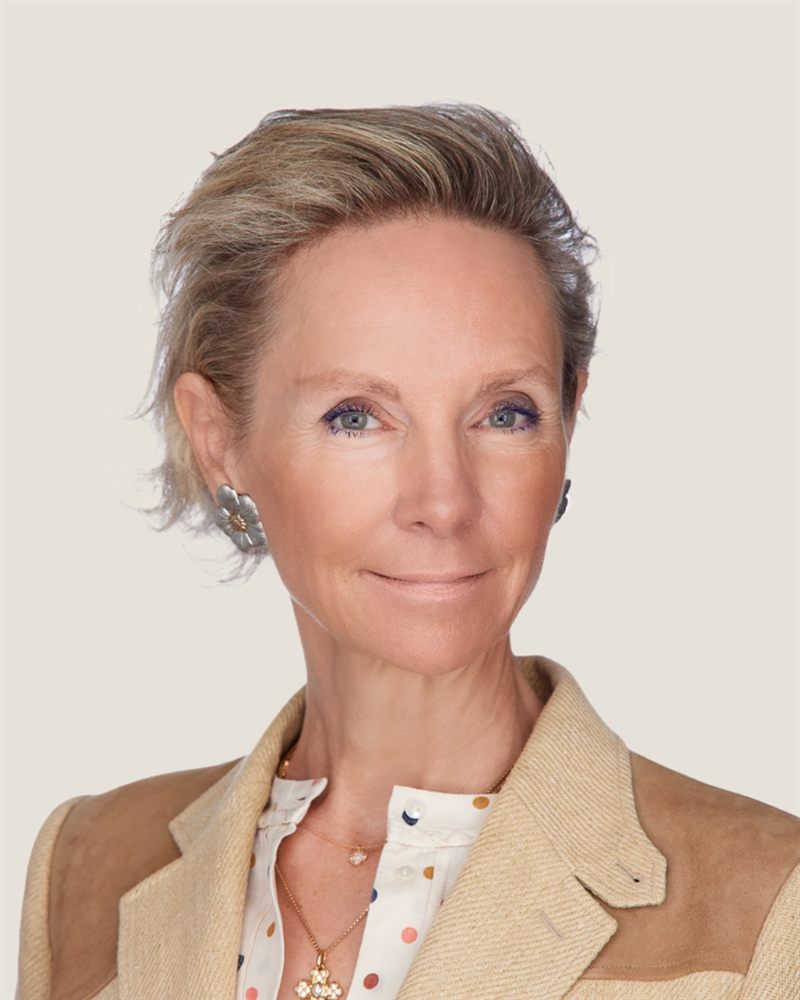 Portrait de Dominique Bobst, Présidente